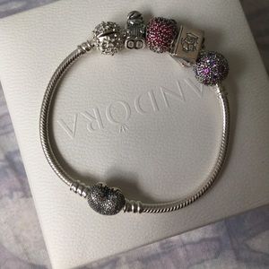 Authentic New Without Tags Pandora Charm Bracelet